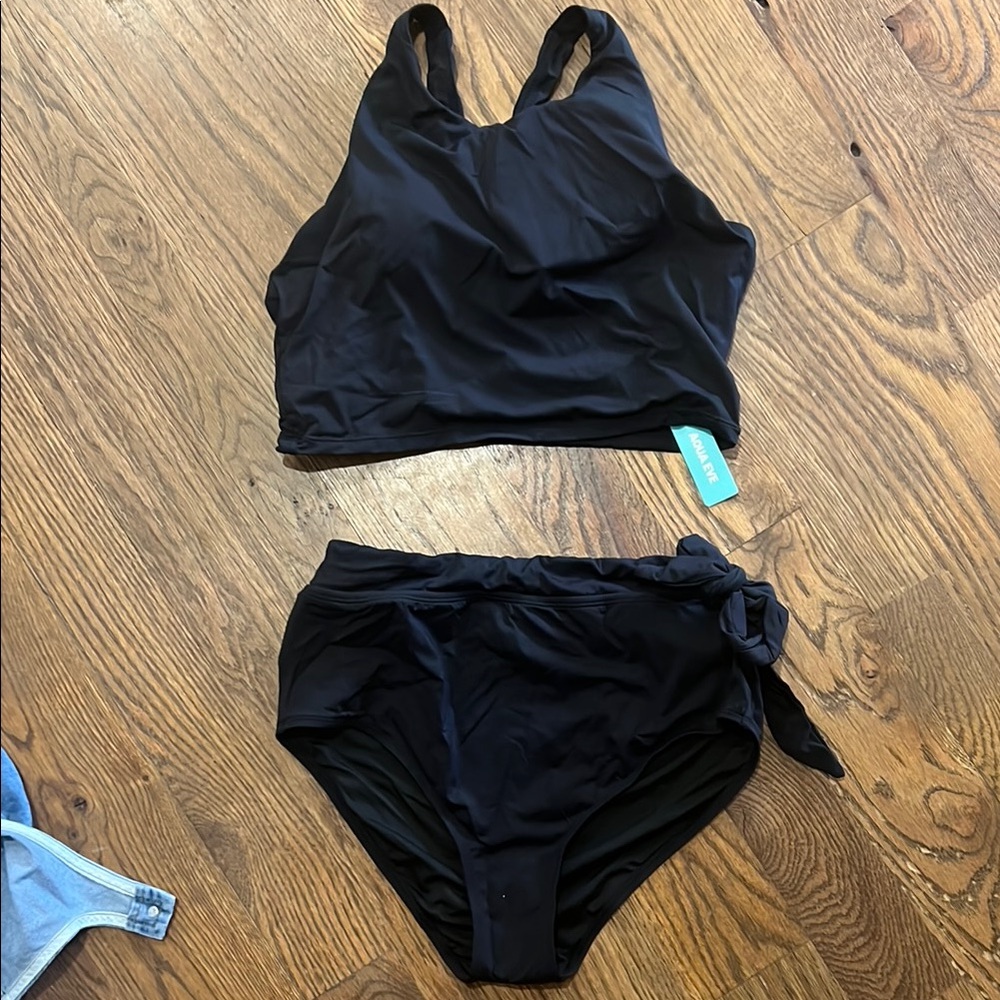 Black Two-Piece Swimsuit